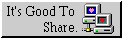 its good to share button